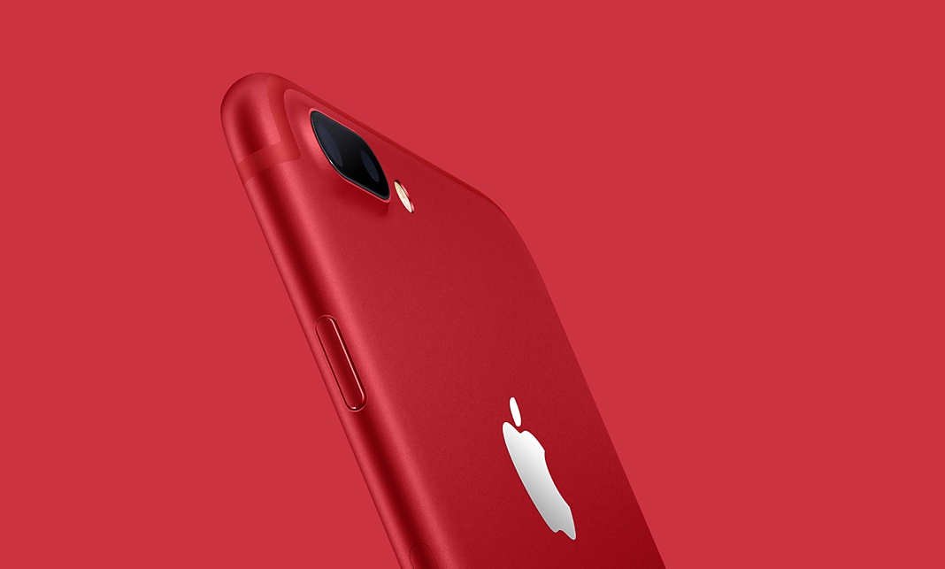 Apple lança o Iphone Vermelho .