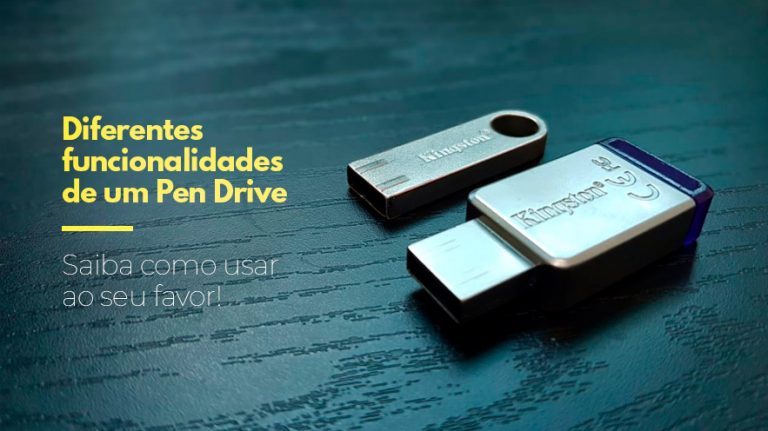 Diferentes funcionalidades de um pen drive